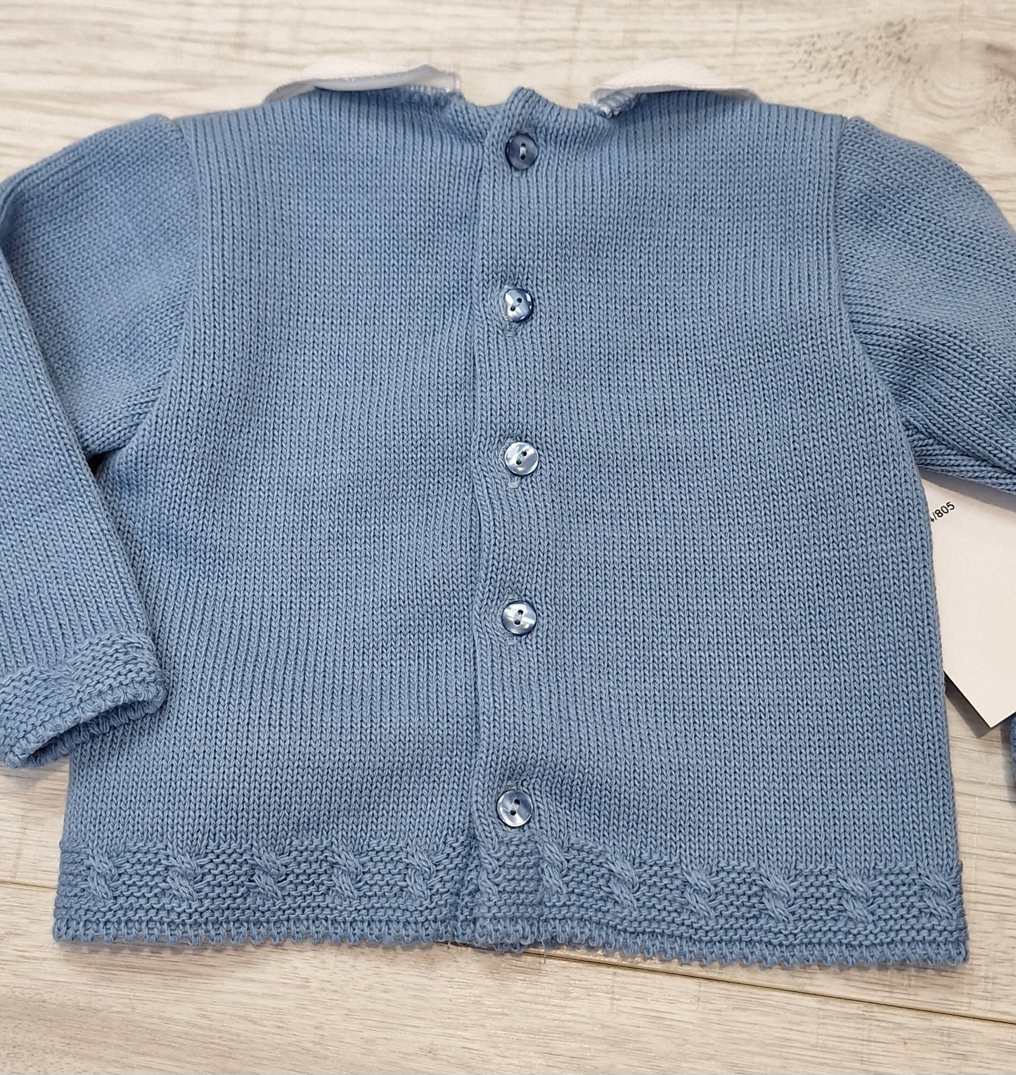 Baby Boy's Blue 3 piece knitted Suit