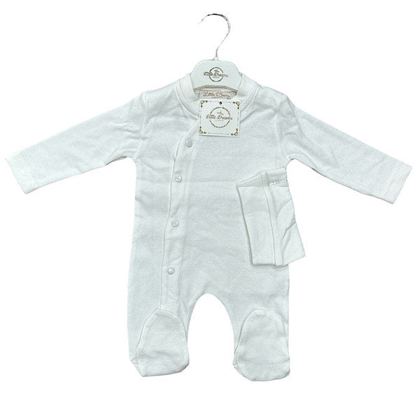 White All in one sleep suit