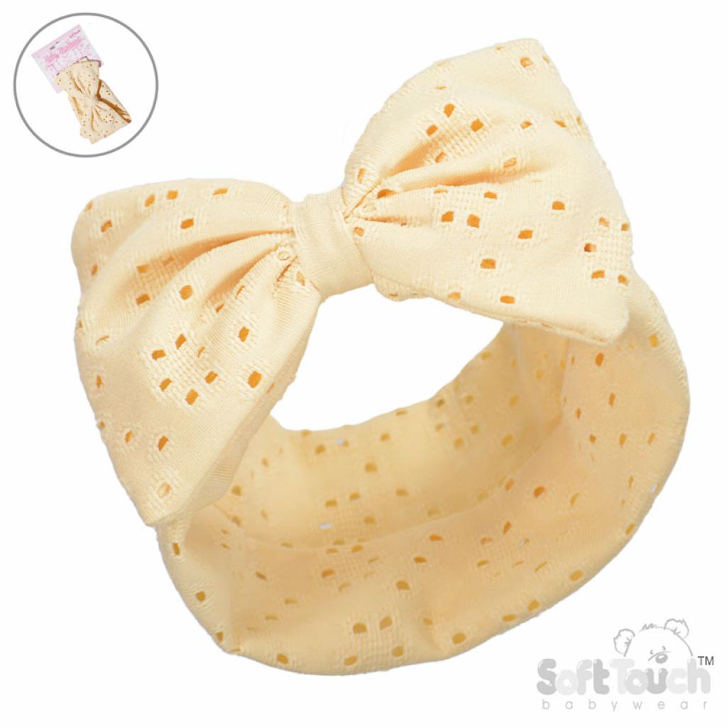 Broderie Anglaise Baby Headband