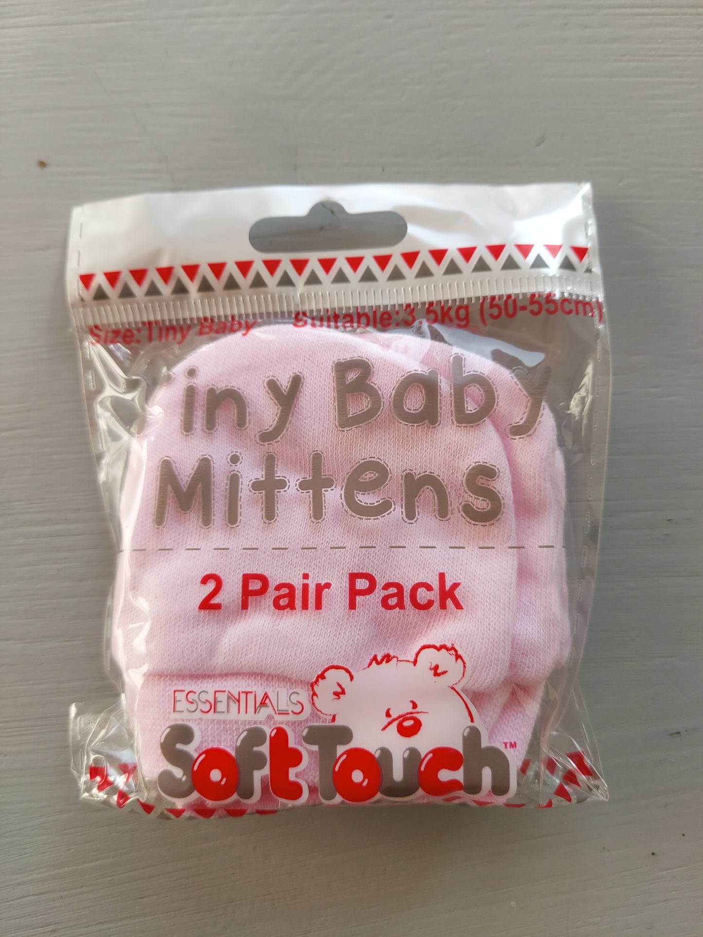 Tiny Baby 2 pack scratch mittens