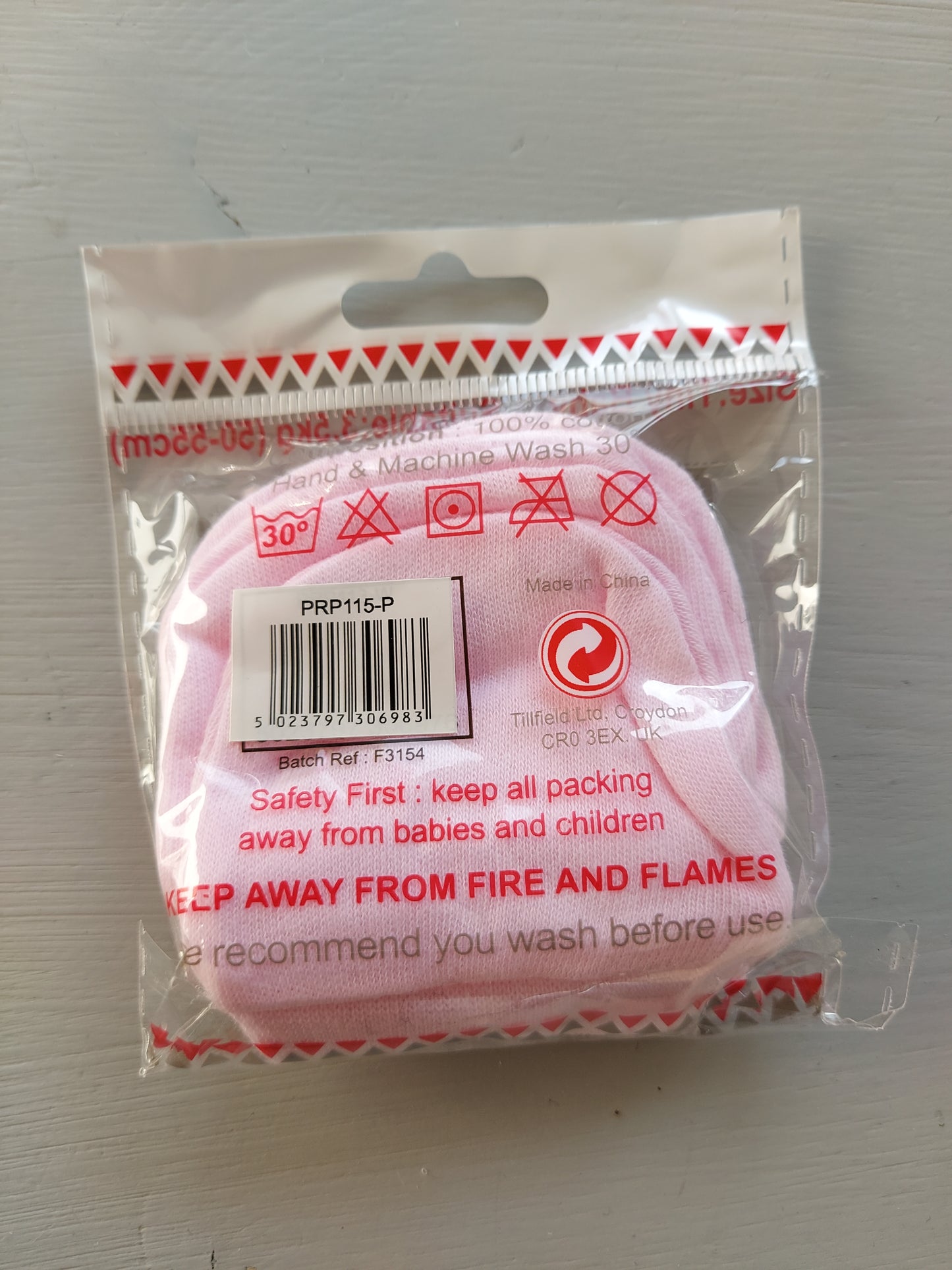 Tiny Baby 2 pack scratch mittens