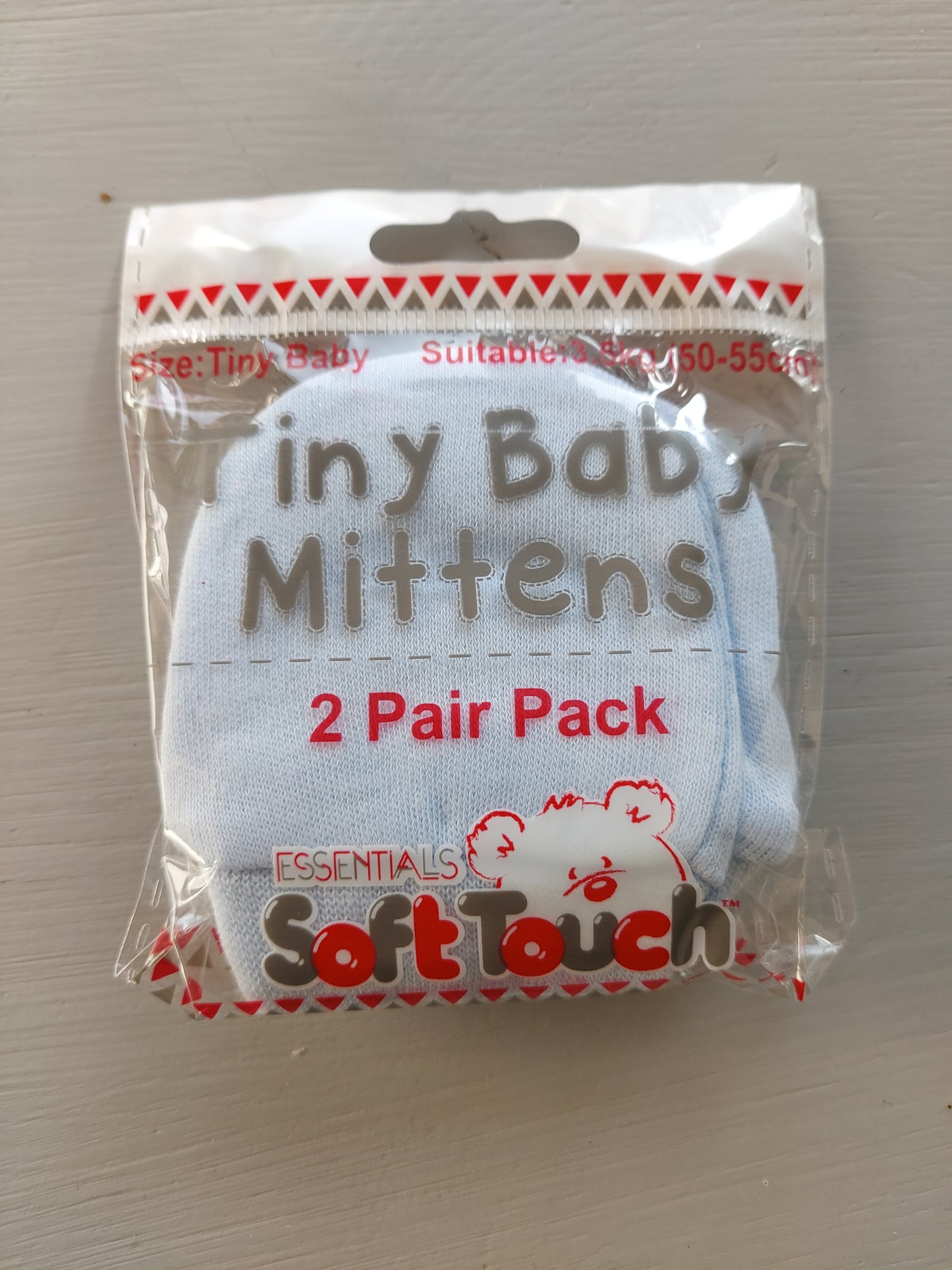 Tiny Baby 2 pack scratch mittens