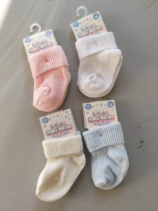 New Born Turnover socks