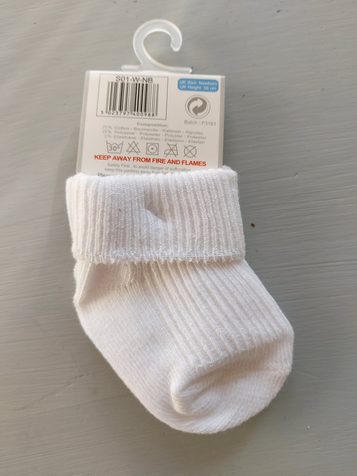 New Born Turnover socks