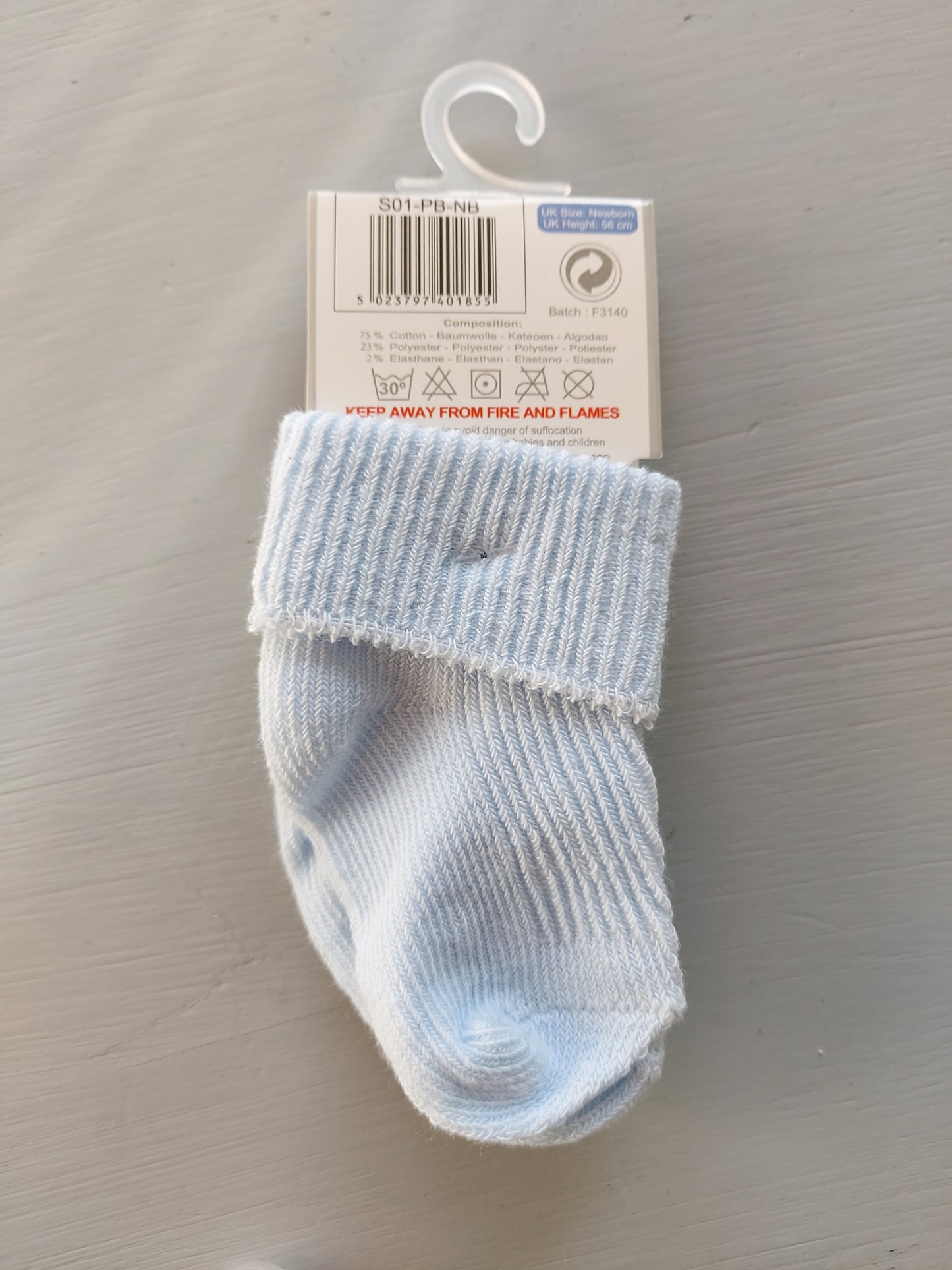 New Born Turnover socks