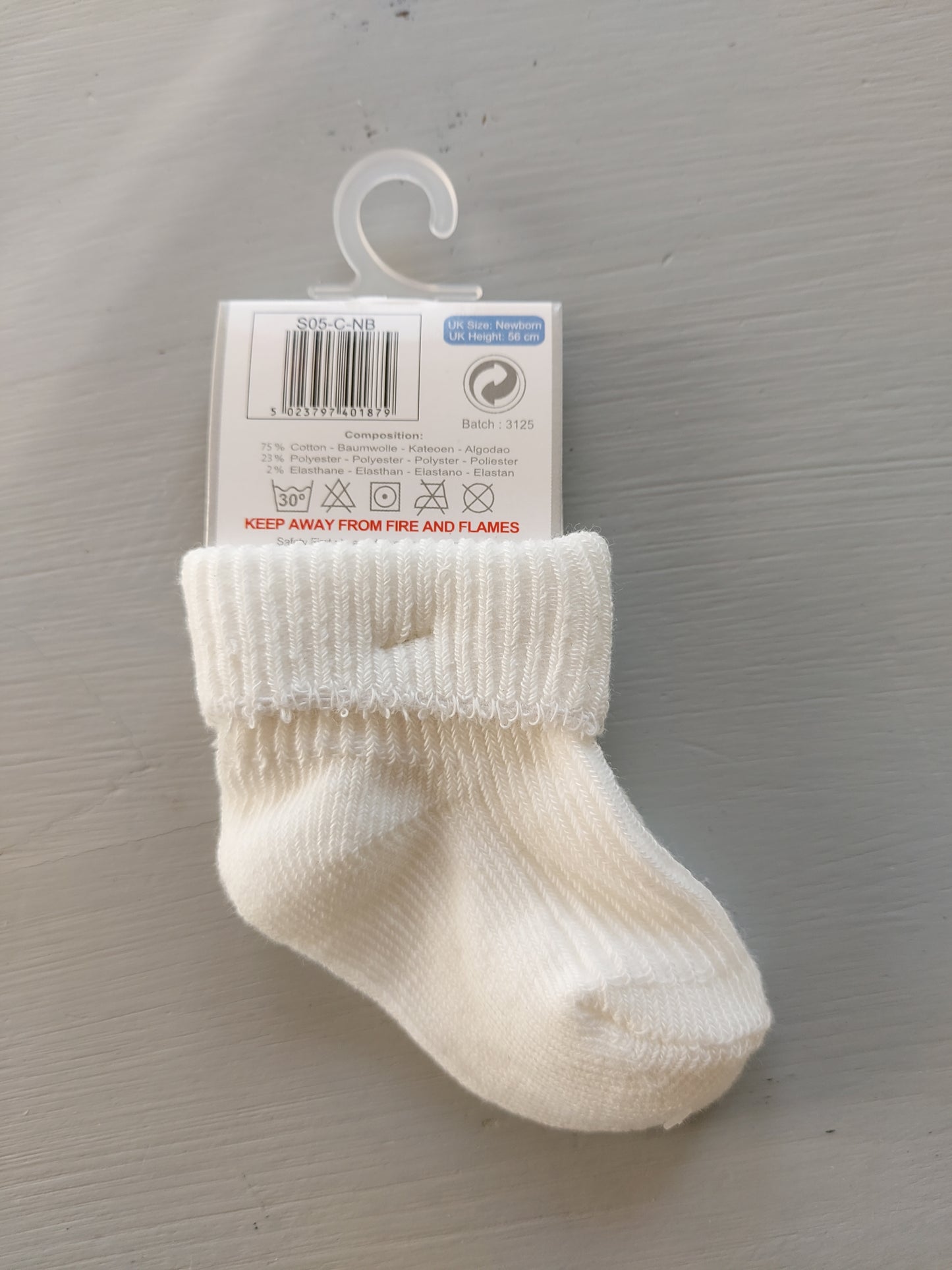 New Born Turnover socks