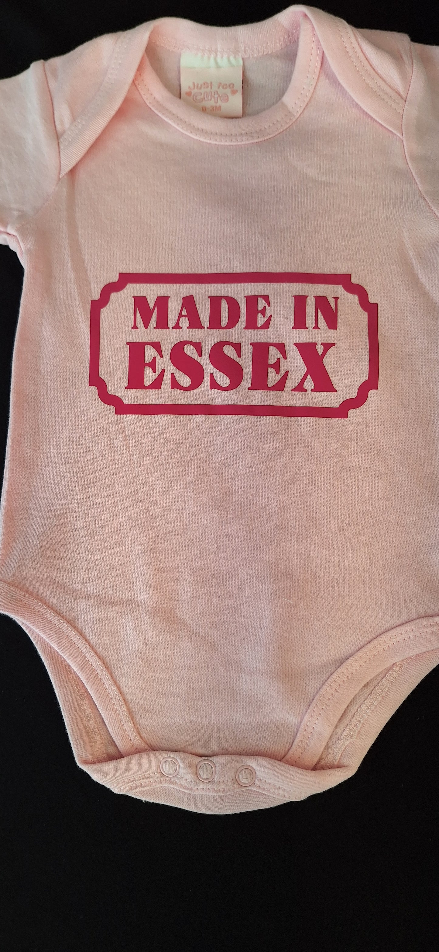 "Made in Essex" Pink Bodysuit