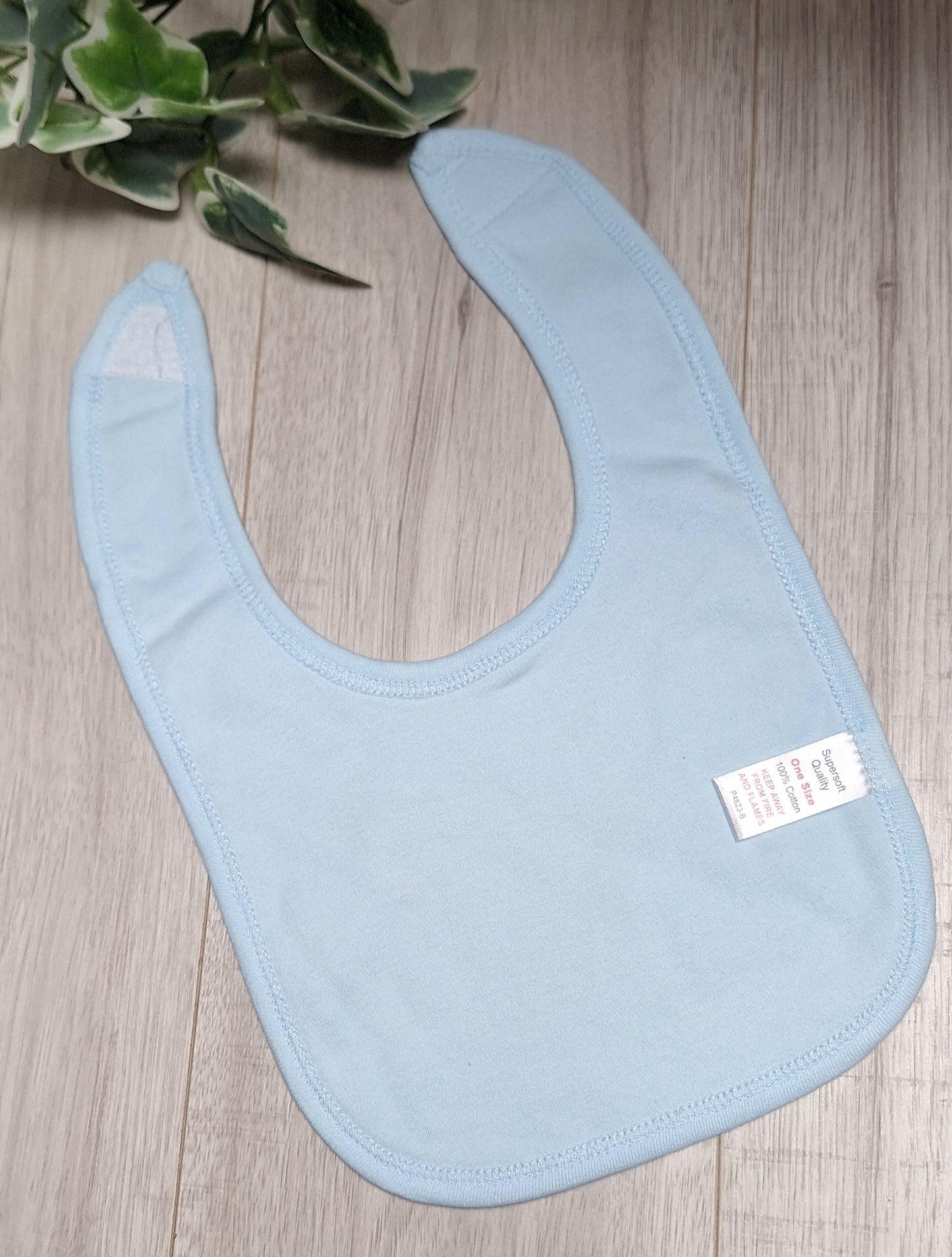 "Some Bunny Loves Me" Baby Bib