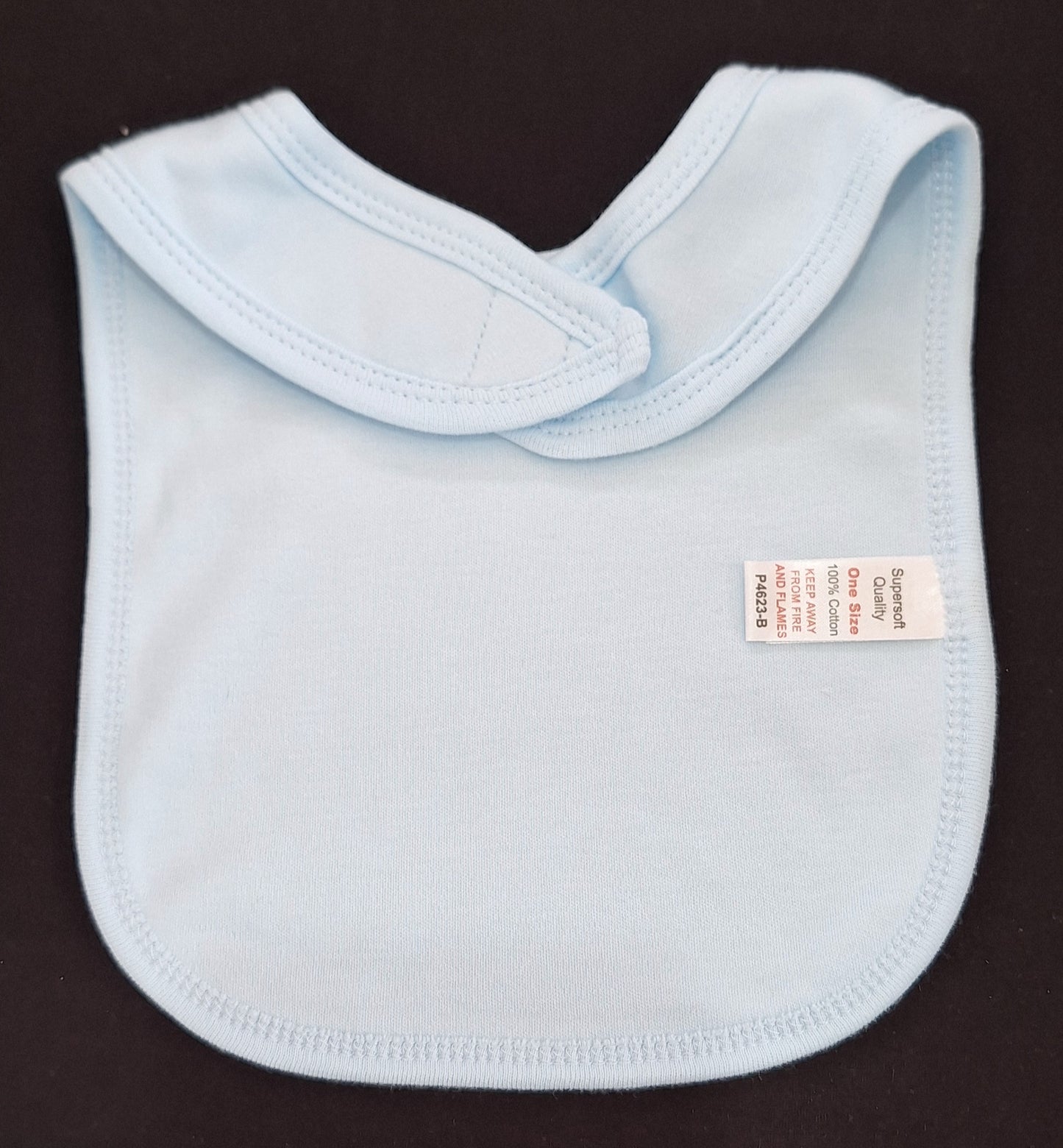 "I May Be Small But I'm The Boss" Baby Bib (pink or blue)