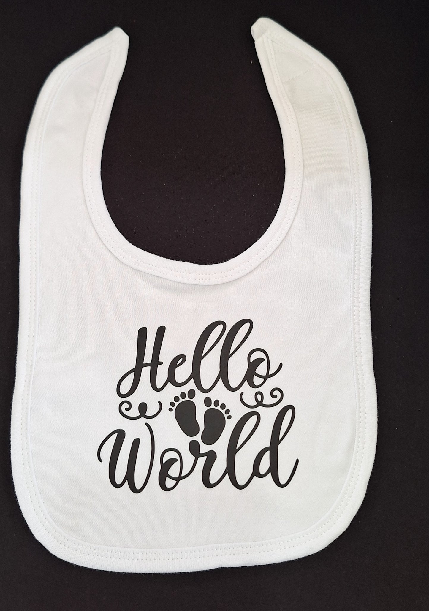 Hello World Baby Bib