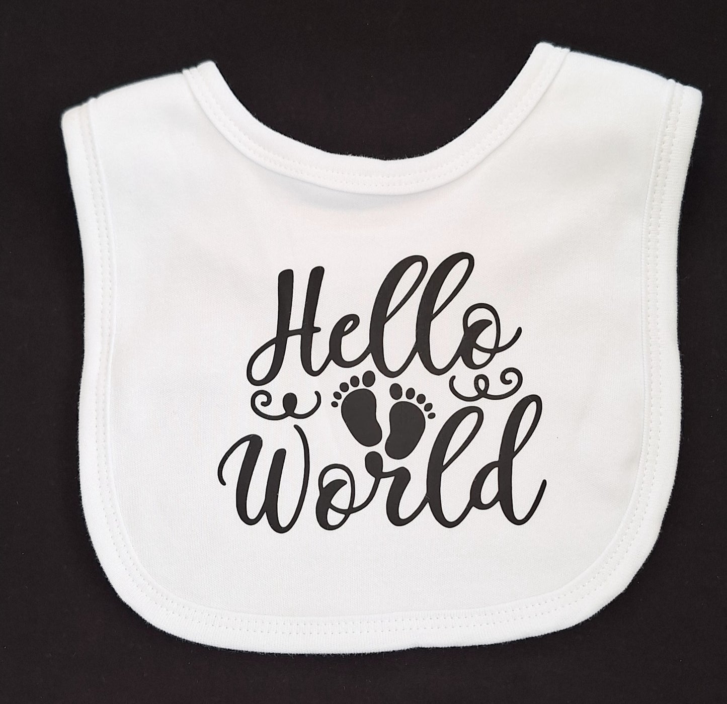 Hello World Baby Bib