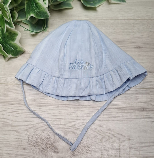 Sky Checked Hat "little star"