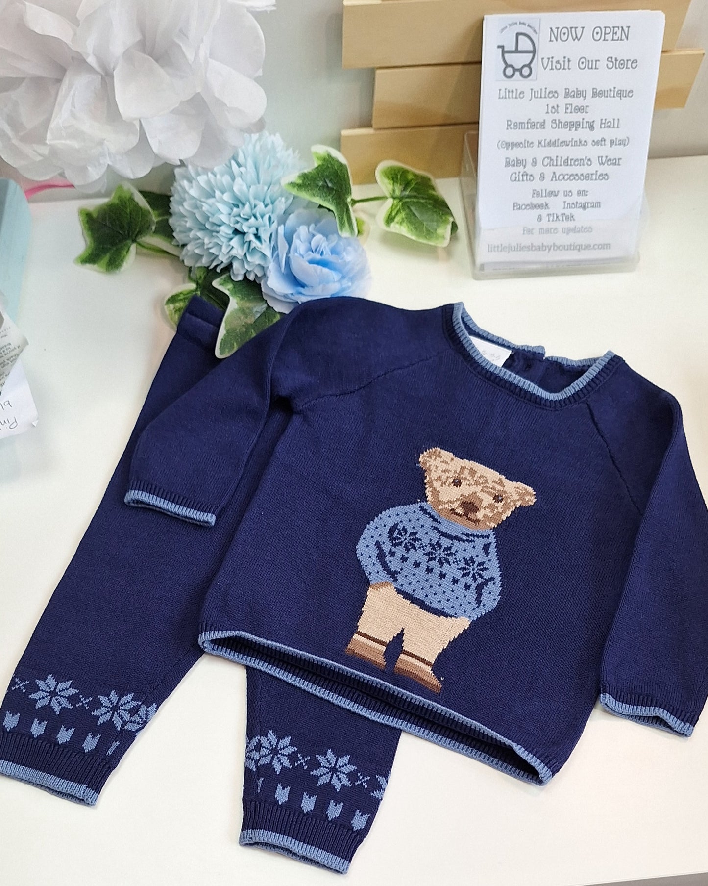 Teddy Bear Knitted Set