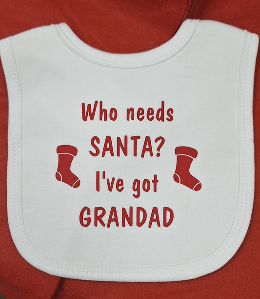 Christmas bib - Grandad