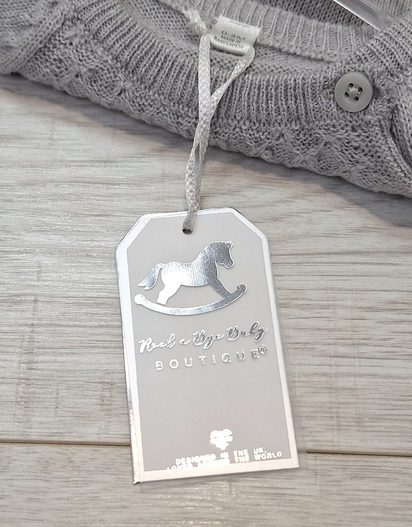 Grey Unisex 2 piece knitted suit