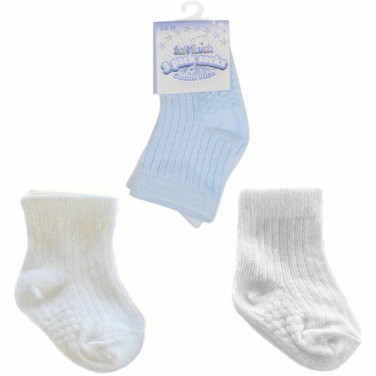 Triple Pack of Socks - Blue