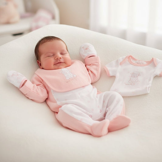"Love Me" 4 Piece Layette Set