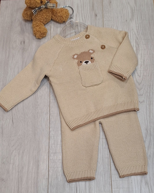 Teddy True Knit Cotton Set (0-12 months)